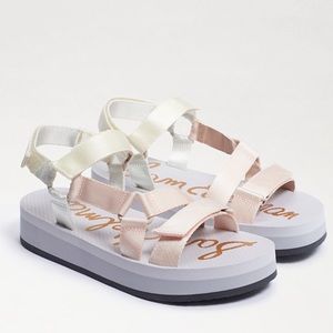 SAM EDELMAN NWT MARIACE STRAP SANDALS IN PASTEL MULTI STRAPPY 7 7.5, 8.5 9 9.5